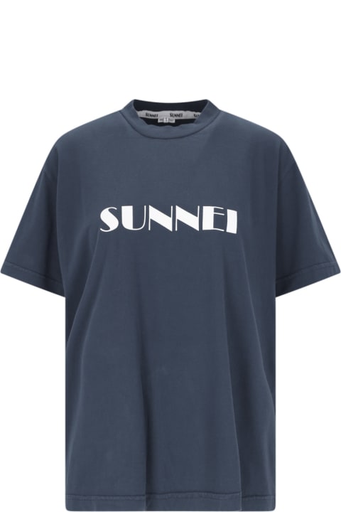 ウィメンズ Sunneiのトップス Sunnei Logo T-shirt