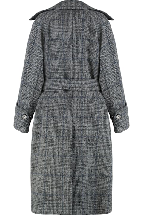 Weekend Max Mara for Men Weekend Max Mara Long Wool Tweed Coat