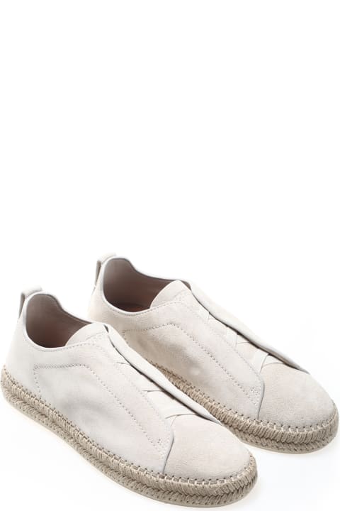 Loafers & Boat Shoes for Men Zegna Zegna Flat Shoes Sand