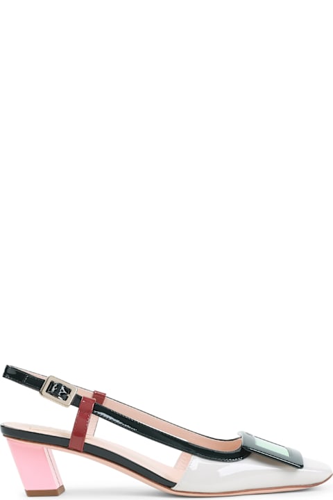 Roger Vivier Bv Lacquered Buckle 45 Pumps