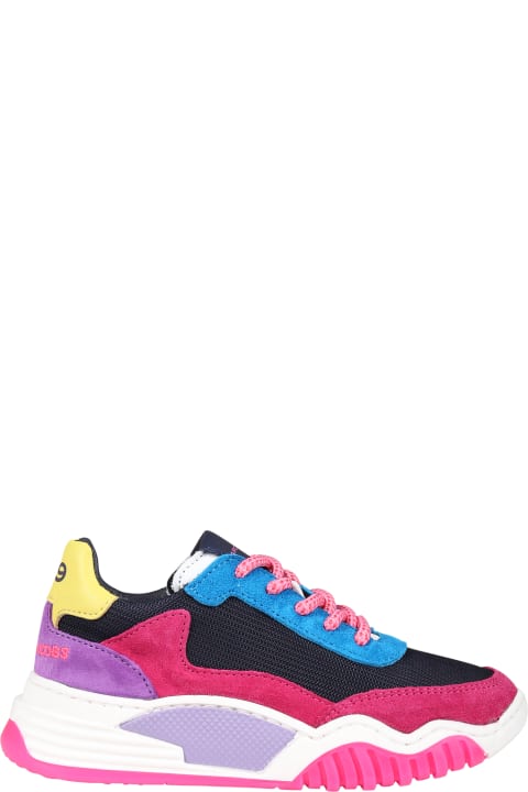 Marc Jacobs أحذية لـ بنات Marc Jacobs Blue Sneakers For Girl With Logo