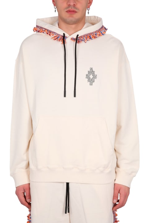 Marcelo Burlon for Kids Marcelo Burlon Fringes Sweatshirt