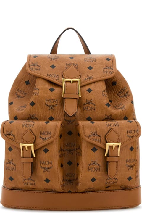 MCM for Kids MCM Printed Canvas Backpack