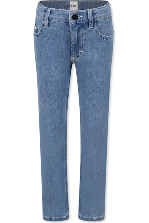 Homeware Hugo Boss Denim Jeans For Boy With Logo