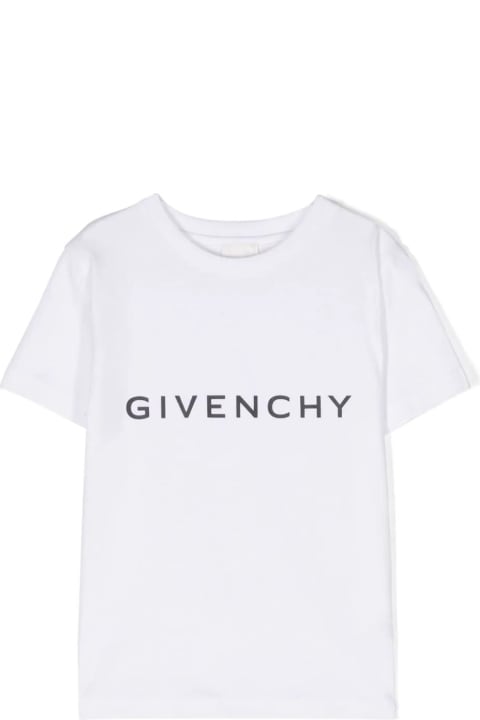 Givenchy for Kids Givenchy White Givenchy 4g T-shirt
