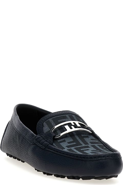 Loafers & Boat Shoes for Men Fendi 'driver O'lock' Loafers