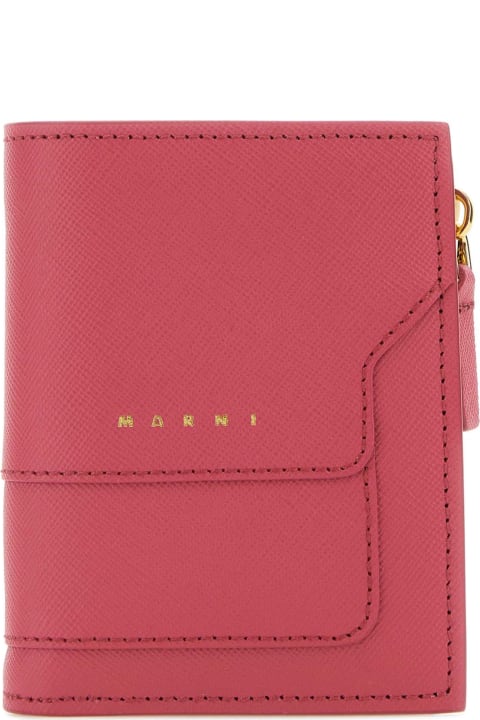 Marni for Women Marni Fuchsia Leather Wallet
