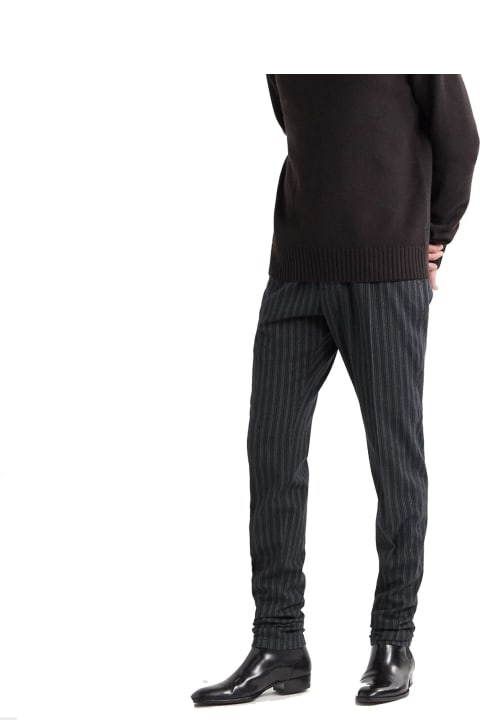 Dolce & Gabbana Pants for Men Dolce & Gabbana Tapered Pinstriped Trousers