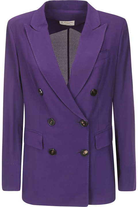 Alberto Biani Coats & Jackets for Women Alberto Biani Georgette Double-breasted Jacket