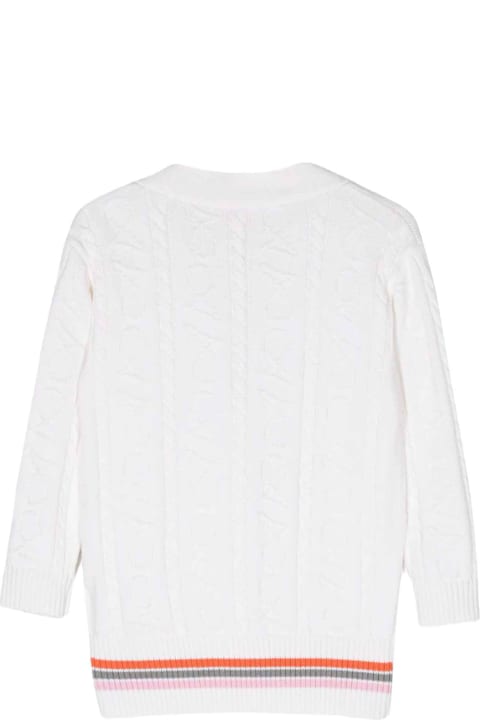 Pucci Sweaters & Sweatshirts for Girls Pucci White Cardigan Girl