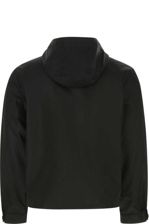 Coats & Jackets for Men Prada Black Re-nylon Jacket