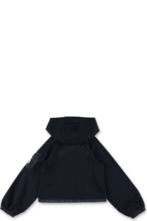 Moncler Topwear for Women Moncler Cropped Zip Hoodie