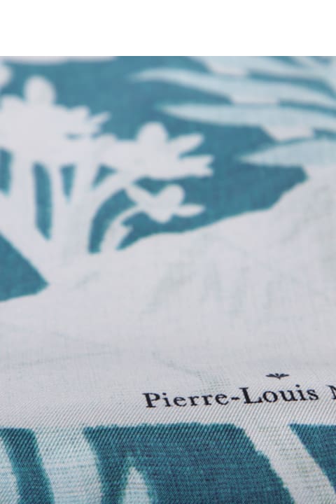 Scarves & Wraps for Women Pierre-Louis Mascia Aloe Light Blue/white Scarf