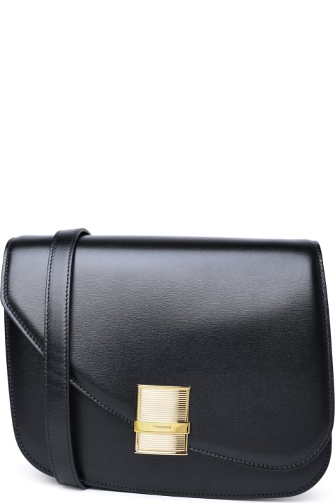 Ferragamo for Women Ferragamo Black Pomellato Calf Leather Bag