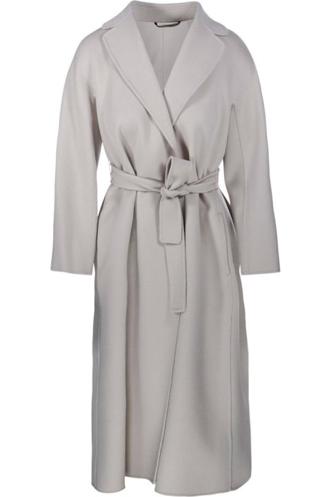 Clothing for Women 'S Max Mara Belted Long-sleeved Coat