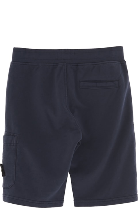 Homeware Stone Island Junior Cargo Badge Logo Bermuda Shorts
