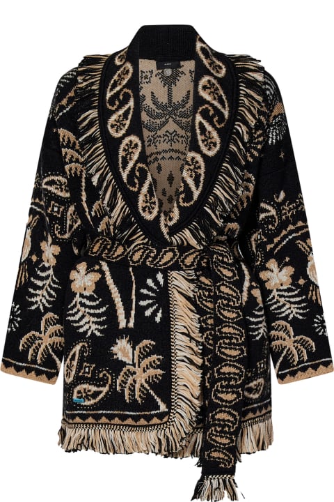 Alanui Coats & Jackets for Women Alanui Lush Nature Foulard Cardigan