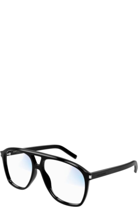 Fashion for Women Saint Laurent Eyewear Sl 596 Dune007 Black Black Transpare