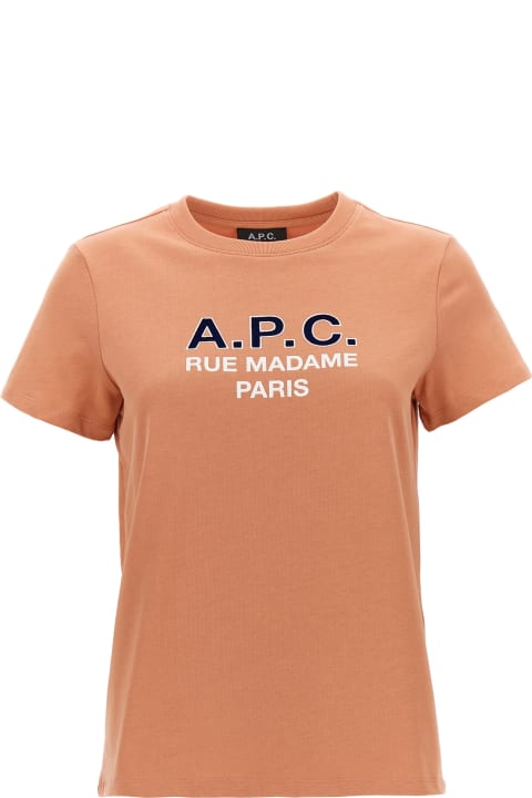 Fashion for Women A.P.C. Madame Apc Logo T-shirt