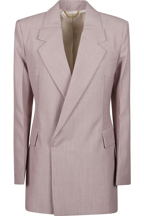Victoria Beckham Coats & Jackets for Women Victoria Beckham Shoulder Pleat Detail Jacket