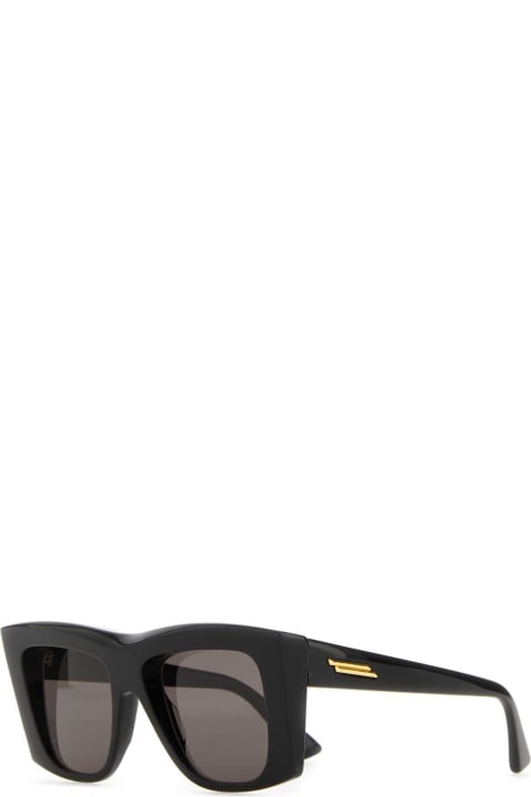 ウィメンズ新着アイテム Bottega Veneta Black Acetate Sunglasses