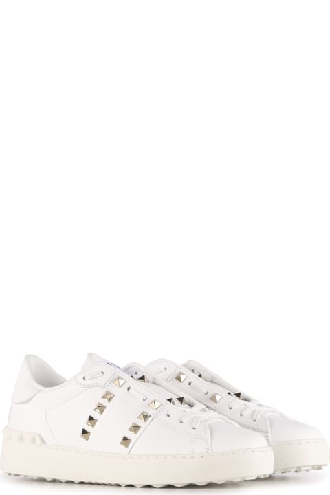 Homeware Valentino Garavani Rockstud Untitled Calfskin Sneaker