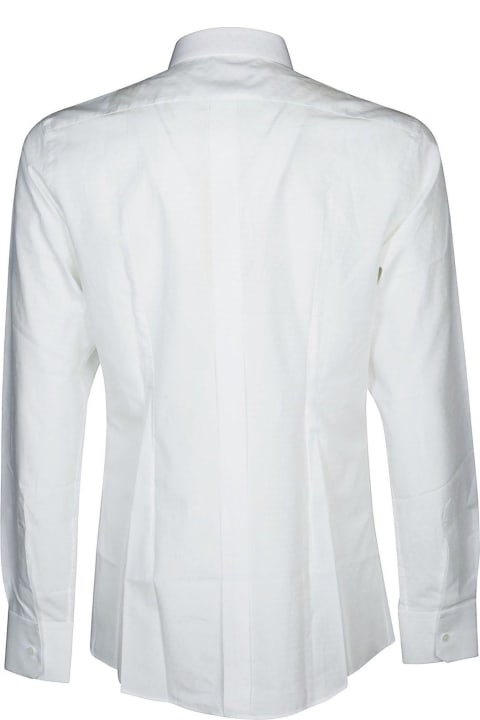 メンズ Dolce & Gabbanaのシャツ Dolce & Gabbana Jacquard Logo Tailored Shirt