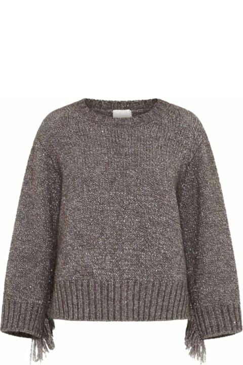 Marella ملابس علوية لـ السيدات Marella Grey Crewneck Sweater