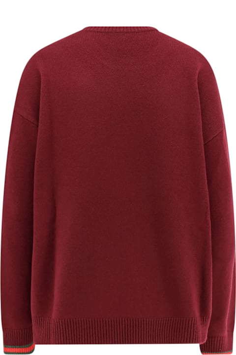 سترات لـ السيدات Gucci Oversize Wool And Cashmere Sweater