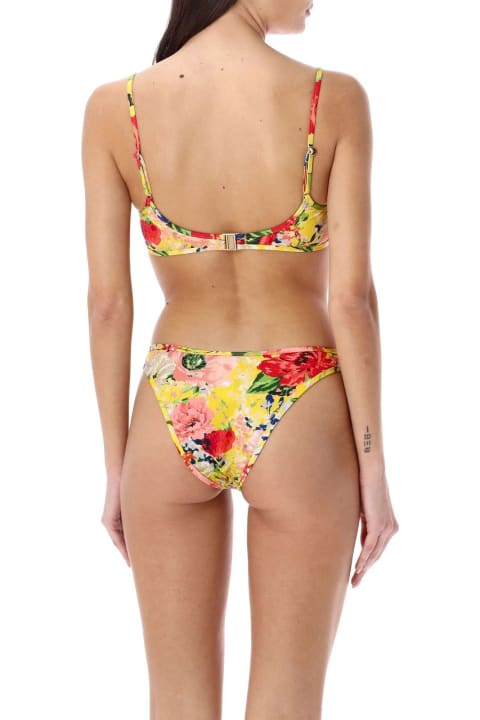 Zimmermann Swimwear for Women Zimmermann Alight Floral Print Corset Bikini