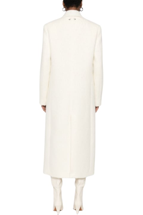 Patrizia Pepe for Kids Patrizia Pepe Long Coat With Revers Collar