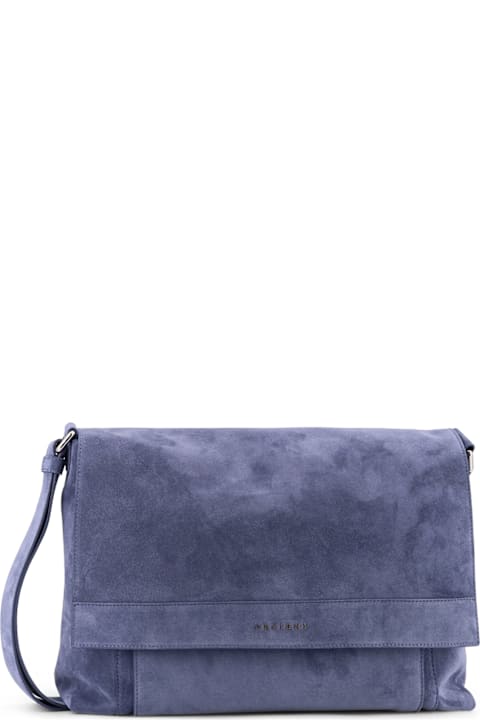 Orciani for Kids Orciani Peach Suede Messenger Bag