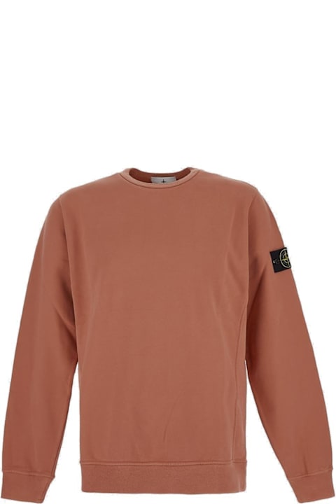 Stone Island for Men Stone Island Compass-patch Crewneck Sweatshirt