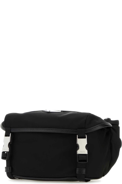 Shoulder Bags for Men Prada Black Re-nylon Crossbody Bag