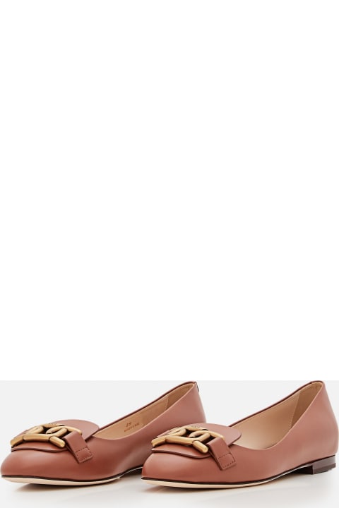 Tod's for Women Tod's Leather Ballerina Flats