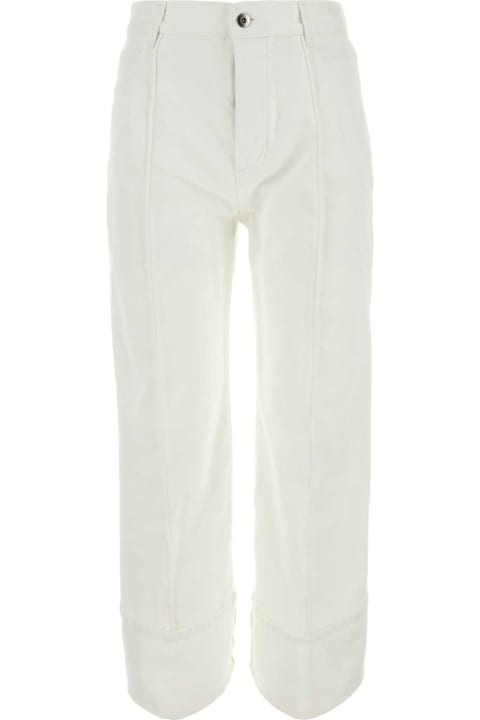 Bottega Veneta Jeans for Women Bottega Veneta White Denim Jeans