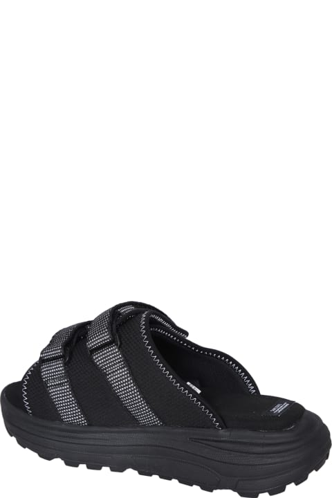 SUICOKE Moto Run 2 Black Sandals | italist