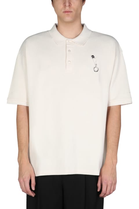 Fred Perry by Raf Simons Topwear for Men Fred Perry by Raf Simons Distressed Oversized Polo Shirt