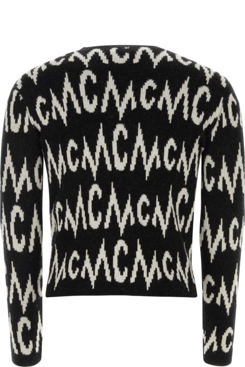 MCM Women MCM Black Cashmere Blend Sweater