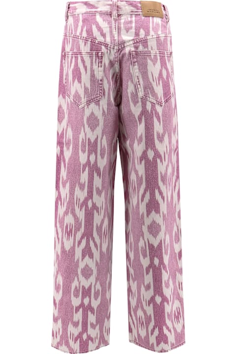 Sale for Women Marant Étoile Joanny Denim Trouser With Ikat Print