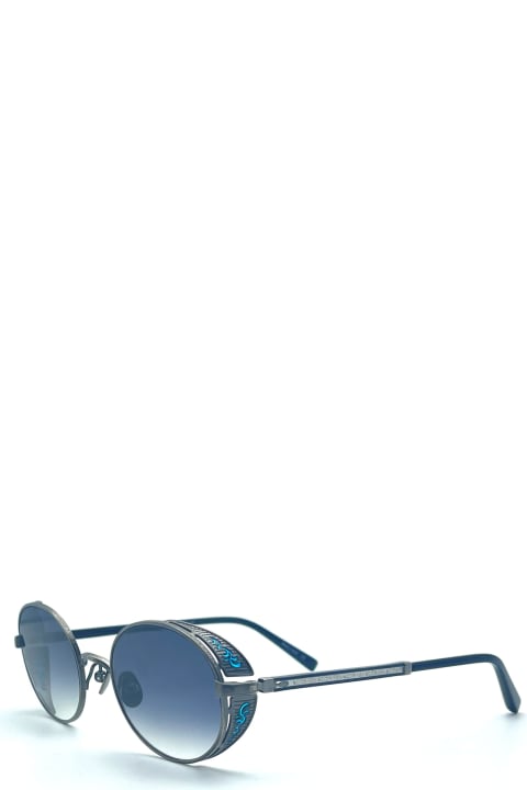 メンズ Matsudaのアイウェア Matsuda M3137 - Antique Silver Sunglasses