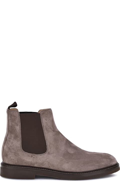 Brunello Cucinelli Boots for Men Brunello Cucinelli Suede Ankle Boots
