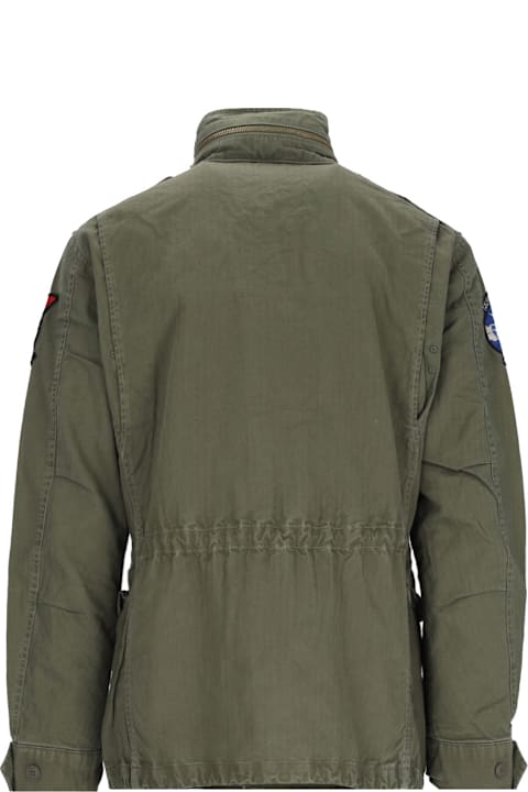 آخر صيحات الموضة من القسم الرجالي Polo Ralph Lauren Military Jacket With Patch