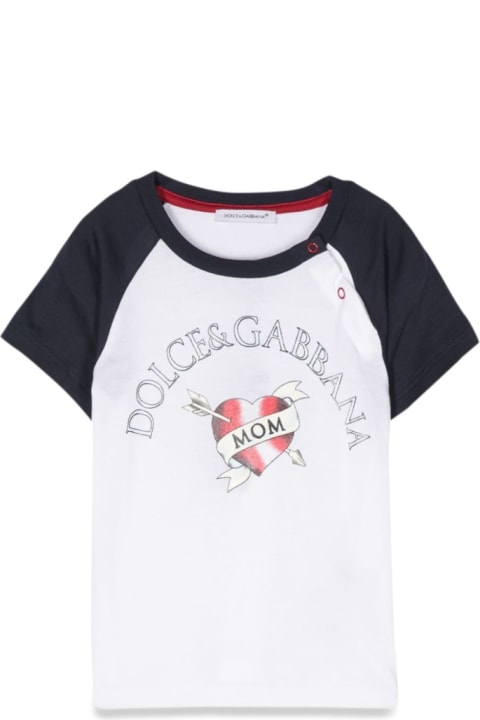 Dolce & Gabbana for Baby Girls Dolce & Gabbana Short Sleeve T-shirt
