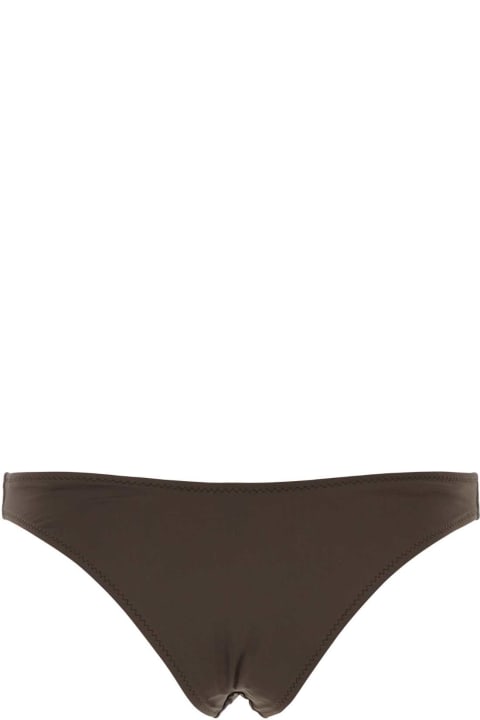 Gimaguas Swimwear for Women Gimaguas Brown Stretch Nylon Carolina Bikini Bottom