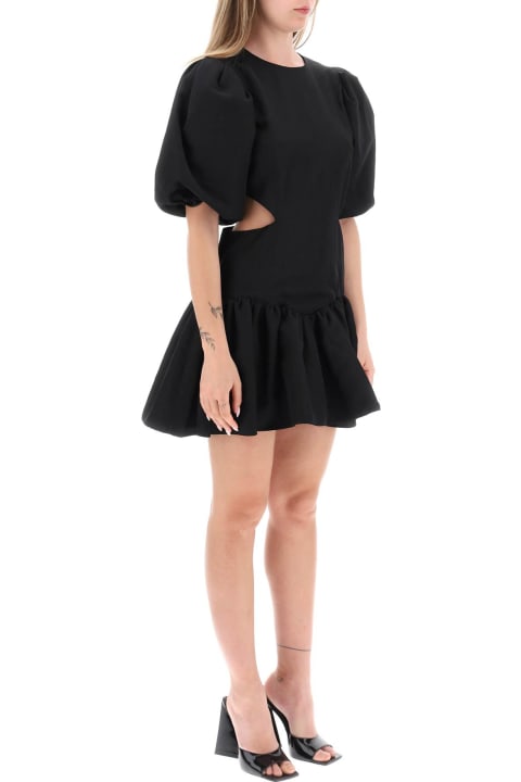 Fashion for Women MSGM Mini Dress With Balloon Sleeves And Cut-outs