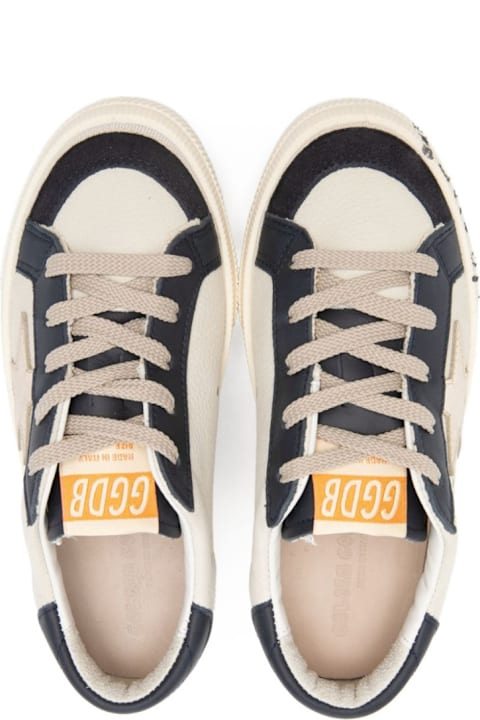 Golden Goose May Nabuk Upper And Vamp Suede Toe Leather Tongue And Heel Laminated Star Signature Foxing