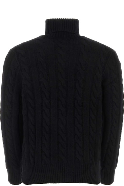 Polo Ralph Lauren for Kids Polo Ralph Lauren Black Wool Blend Sweater