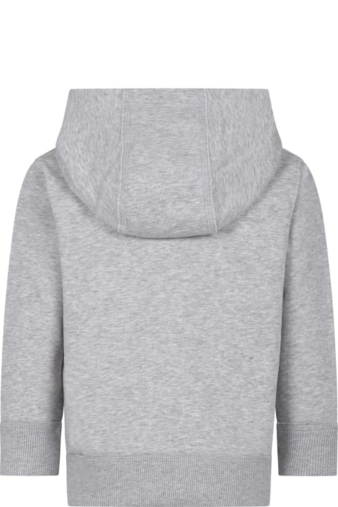 Givenchy Kids Givenchy Gray Sweatshirt For Boy With Logo