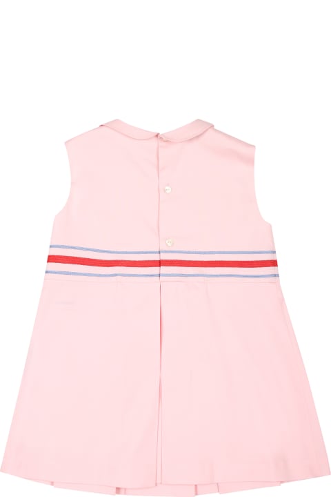 Fashion for Kids Gucci Pink Dress For Baby Girl With Logo